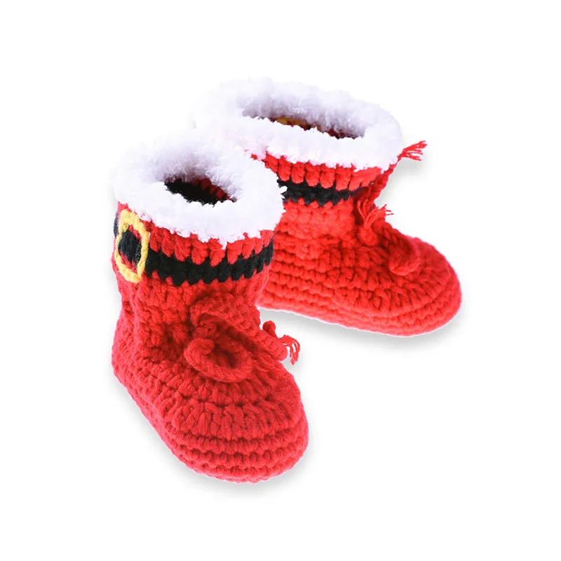 red baby boots