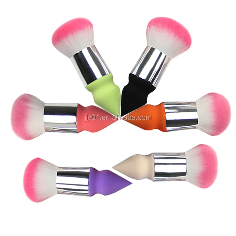 Double Side Nylon Makeup Sponge Brush Buy Makeup Sponge Brush Nylon