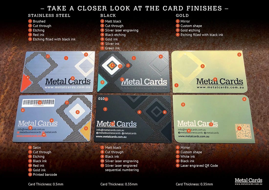 Custom Metal Visa Credit Cards Valid Engraving Emv Chip Card