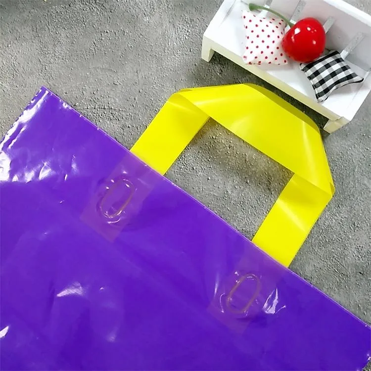 Wholesale Die Cut Plastic Bags,Custom Punch Hole Shopping Plastic Bag
