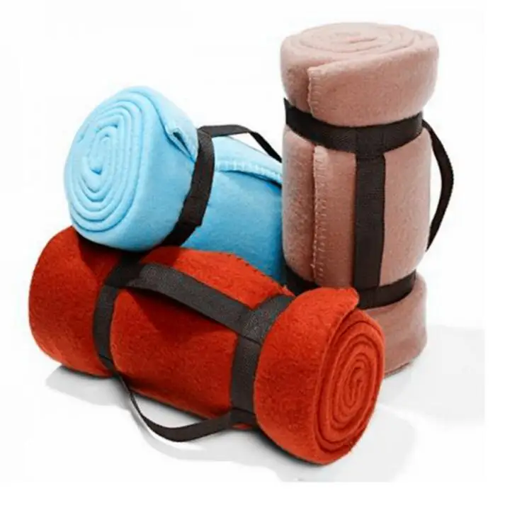 Wholesale Plain Antipilling Polar Fleece And Suede Air Blankets With