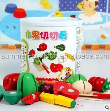 childrens wooden fruit and veg