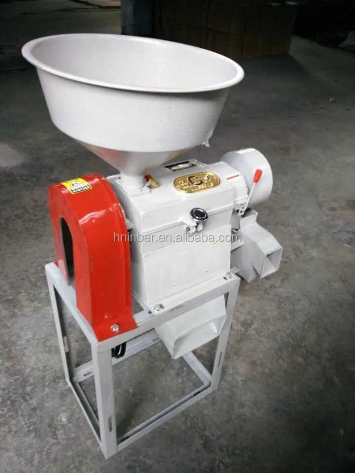 High capacity home use rice milling machine