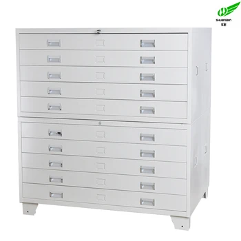 Office Multi Drawer Plan Filing Map Cabinet Metal Storage Cabinets