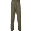 Green Cotton Slim Side Pocket Ribbed Cuffs Regular Length Pants Unisex Custom Pants