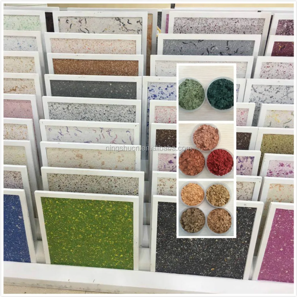 Professional Grade Decorative Color Flake For Epoxy Garage Floors