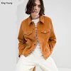 king young Regular cut Unlined with internal pocket Functional pockets Fits you just right western jacket in mustard