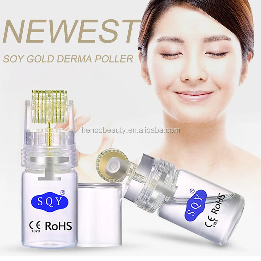 SQY hydra roller SQY derma roller 0.25mm with vials used with hyaluronic acid