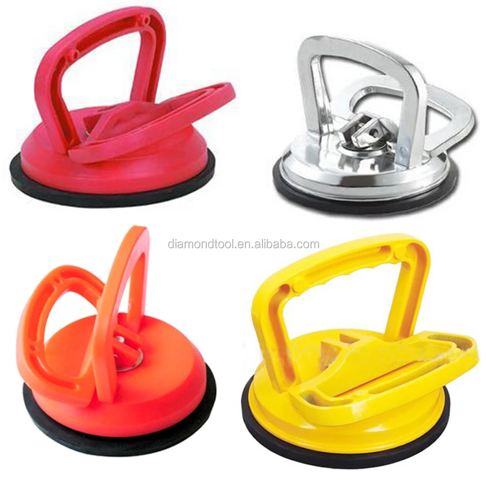 Three Claw Glass Suction Plate Aluminium Rubber Handle Sucker 240kg