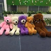 HI CE giant teddy bear mix color MOQ 100pcs 60 80 100 120 160 180 200cm plush bear plush teddy bear