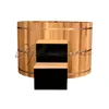 Garden Wooden Hot Tub, Dia.1800MM*Height 1000mm, Non Silicon No Leakage, Easy Installation Luxury Bath