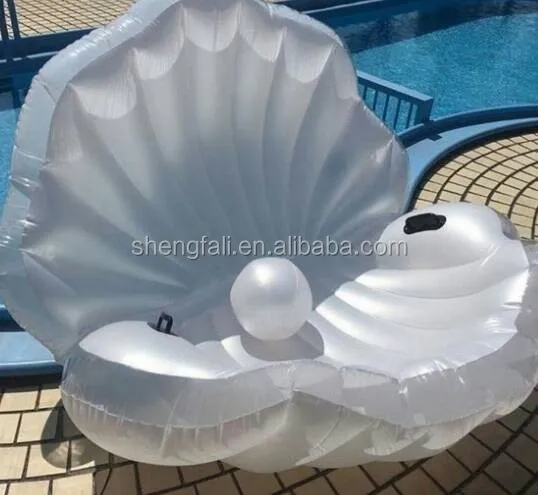 New Shell Sofa Swimming Pool Inflatable Floating Lounge Chair Buy Water Sports Product On Alibaba Com