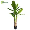 Made In China Lifelike Indoor Decor Artificial Plastic Banana Leaf Plant Tree