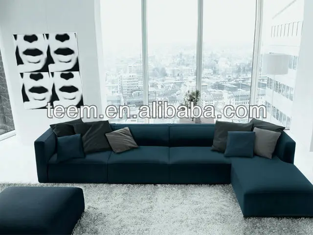 Modern Italy Style Fabric Sofa L Shape Corner European Modern Italy Style Fabric Sofa L Shape Corner European Simple Design