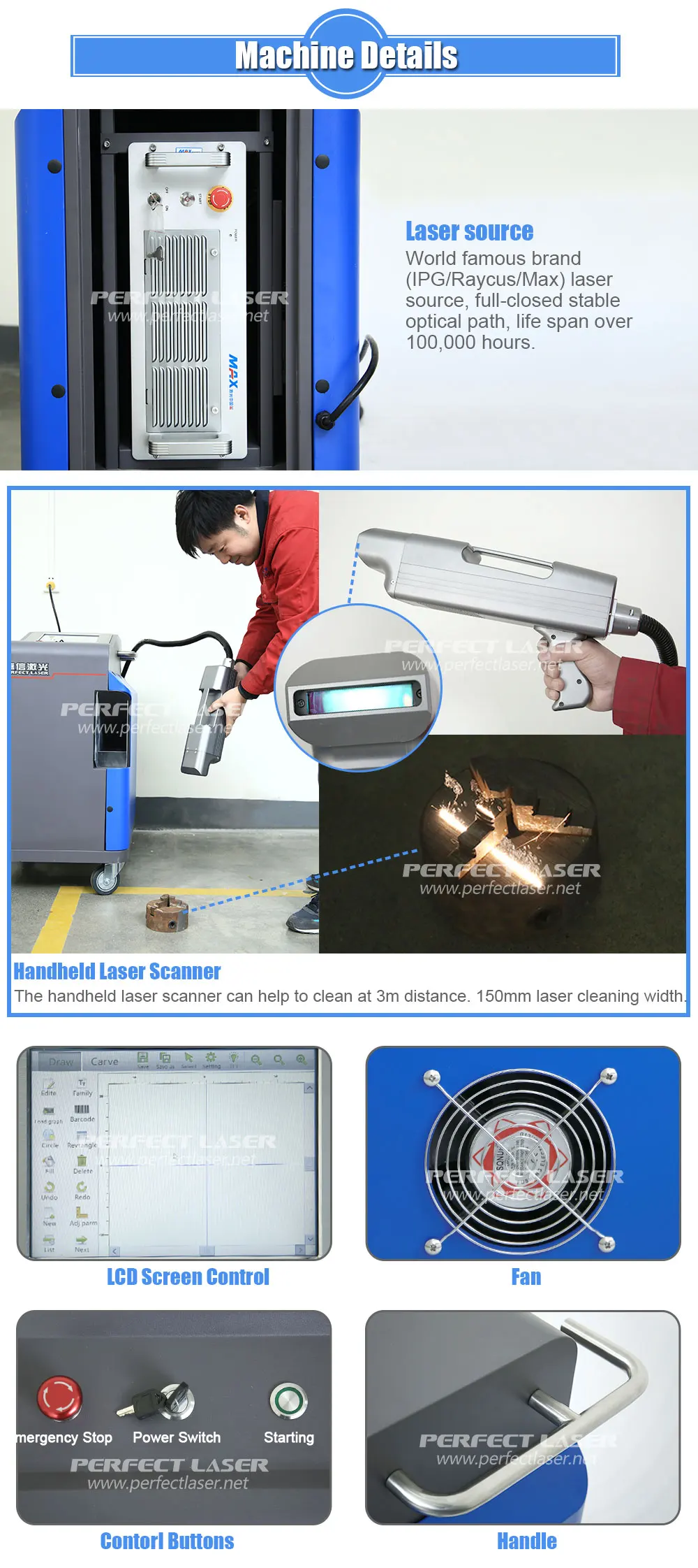 Laser Cleaning Machine 100w Laser Blasting Rust Buy Laser Blasting