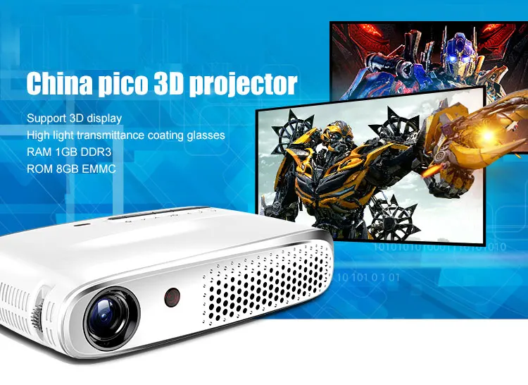 China Smart Mini Android Projector Wifi 1080p Pico Pocket Led 3d ...