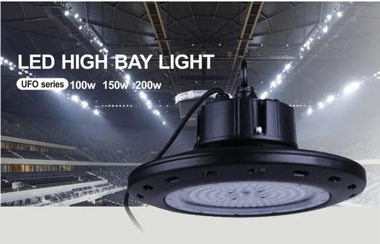 Coal mine pit heat sink led ufo high bay light 200w