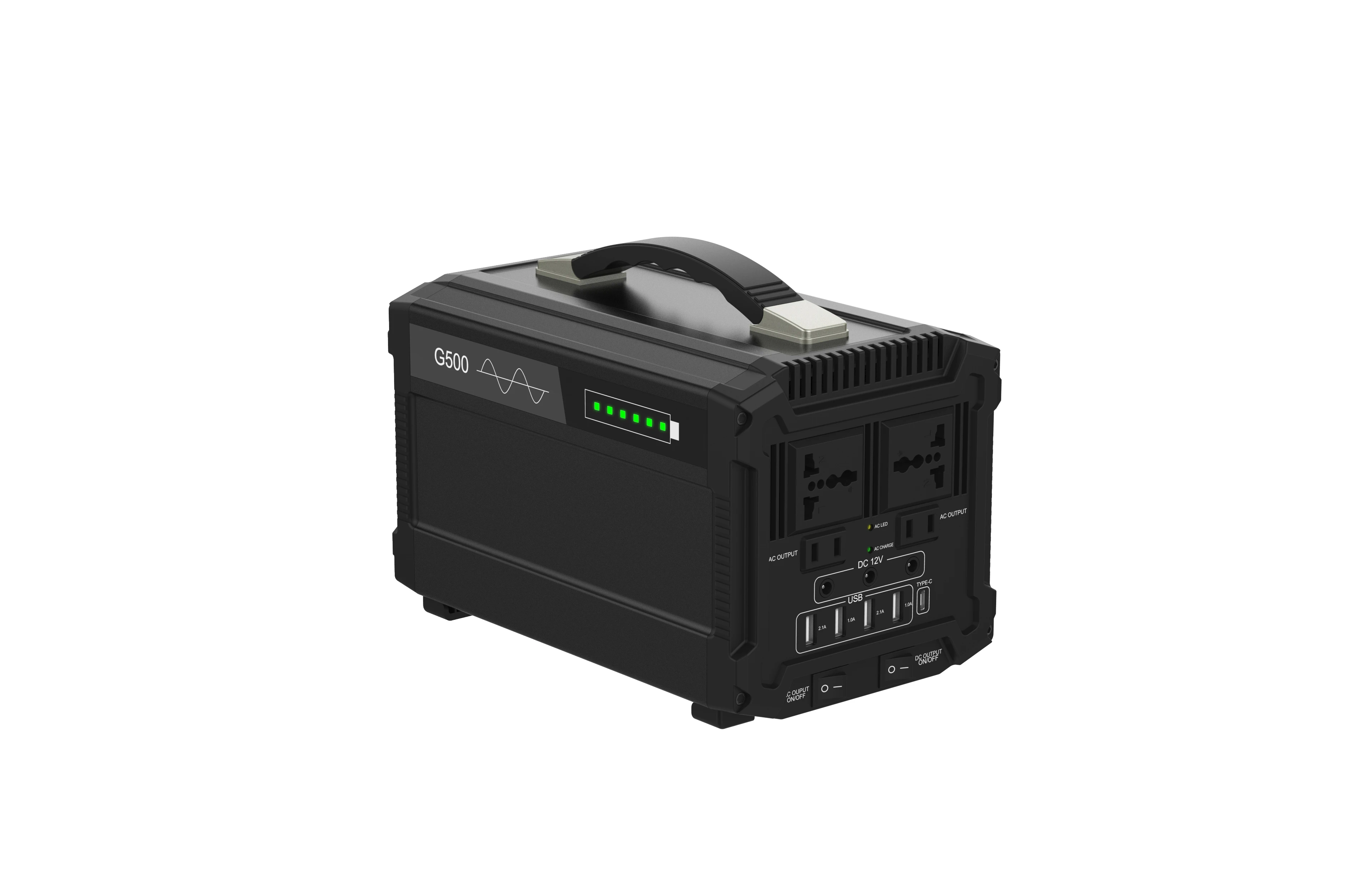 Multifunction 12v 500w Ups 220v Battery Power Adapter Charger Portable