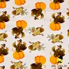 New Fashion Halloween Polyester Fabric Pumpkin Printed Fancy Kids Cloth Material Fabric