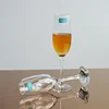 Long stem clear glass champagne flute glass stemware Wine Glasses With Long Stem