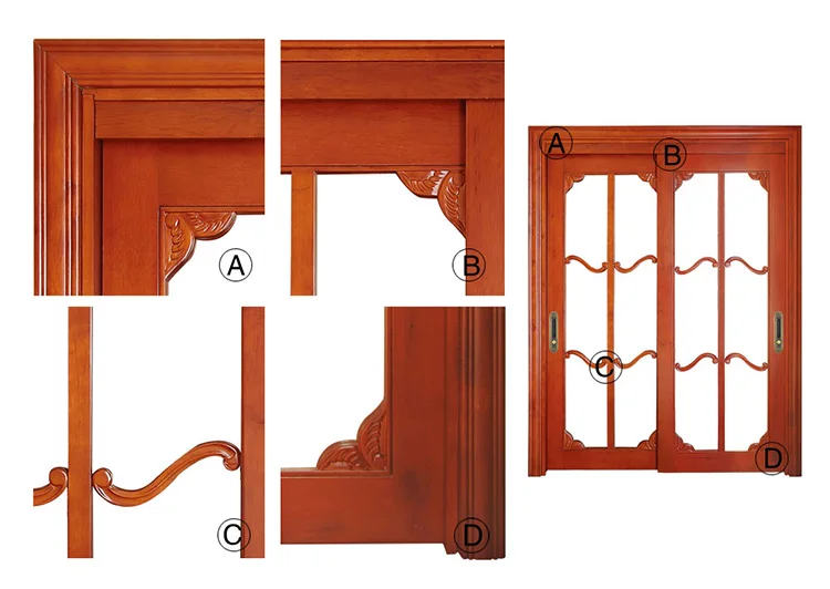 De Madera Moderna Puertas Corredizas De Vidrio Correderas Modelo