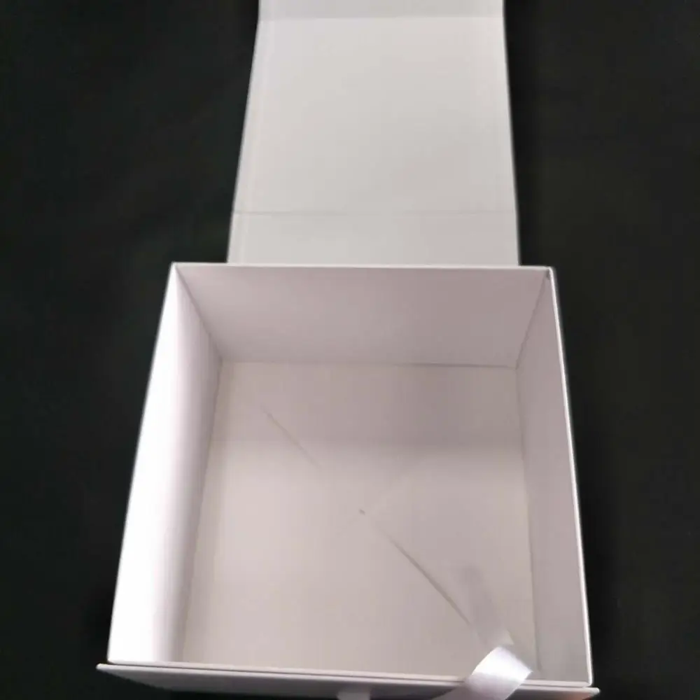 custom foldbable orange magnet packaging box matte magnetic gift folding boxes