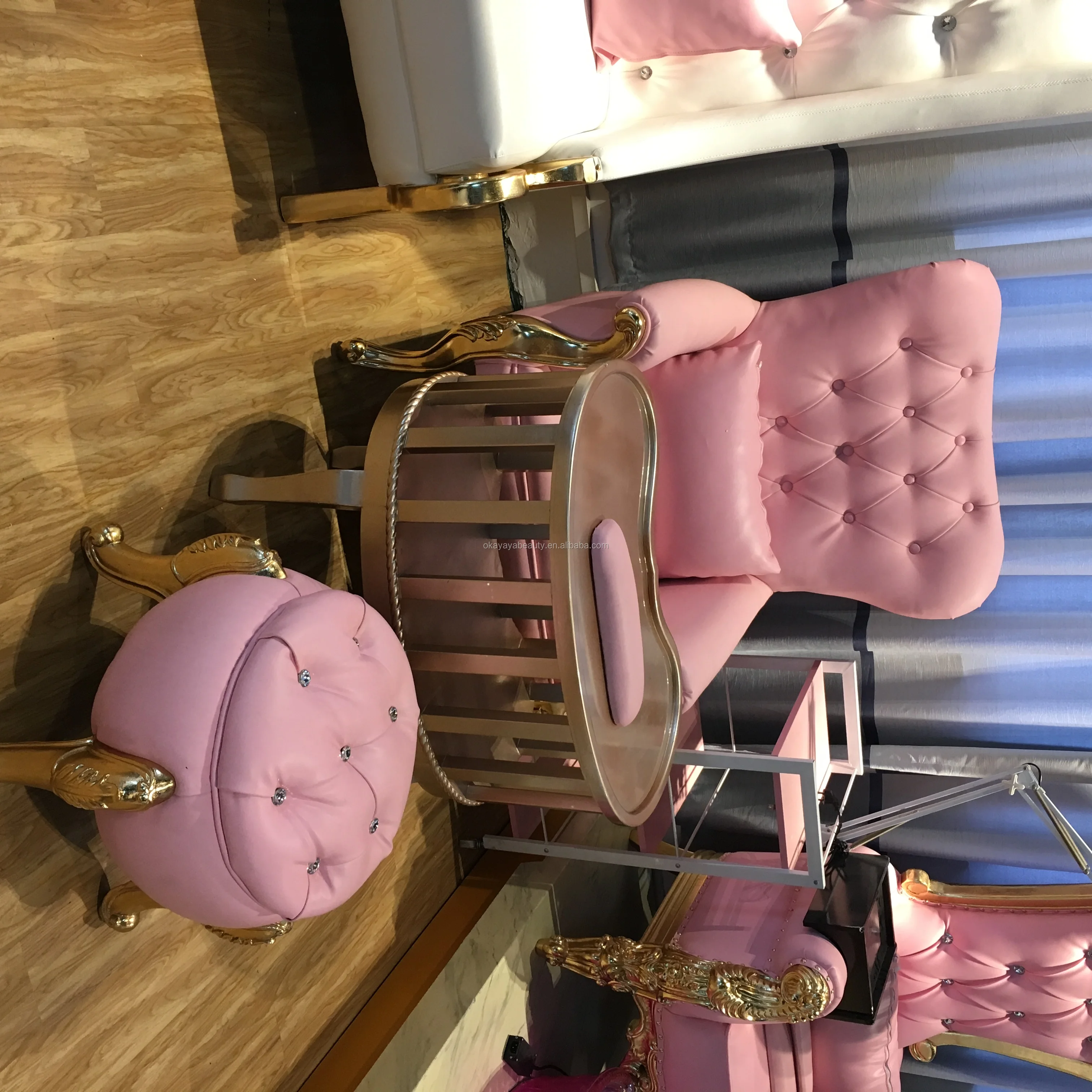 2019 Pink Kids Nail Salon Spa Equipment Furniture Manicure Pedicure Set