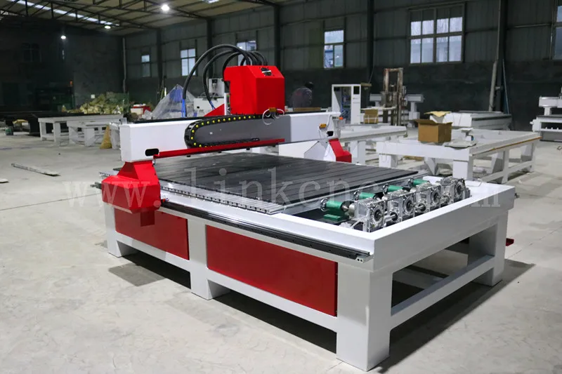 1520 Multi head 4 Axis 3d wood cnc router / cnc router machine with four heads