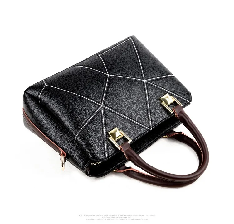 Fashion elegance ladies handbag custom high quality women pu leather handbags with wholesale price