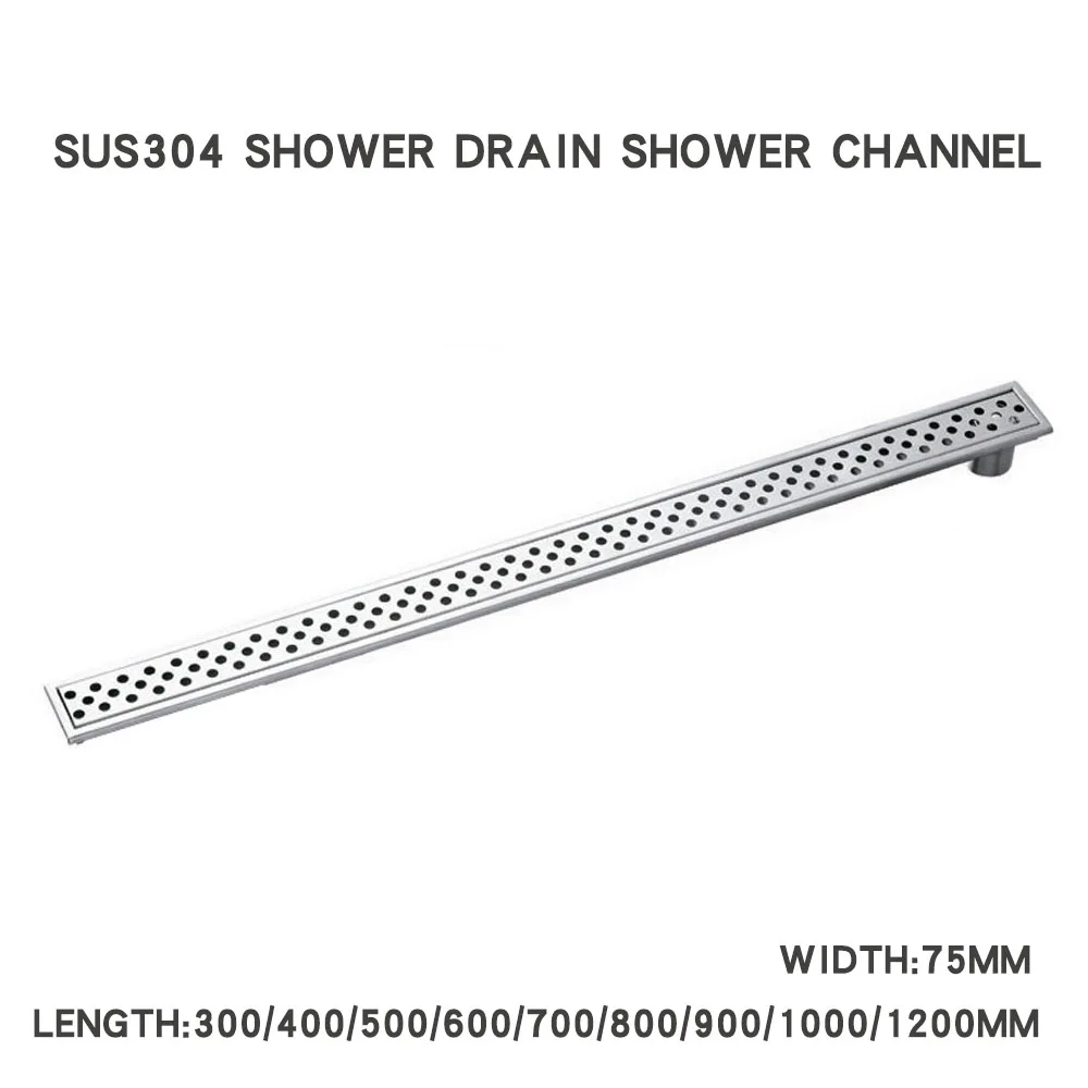 ▀█▀ Shower ❷ in ❶ ↻ Flat 54mm Stainless Steel Floor Drain Drain Channel Siphon █▬█