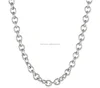 Men's 14k Gold 2.5mm Rolo Chain Necklace New Arrive Stainless Steel Jewelry