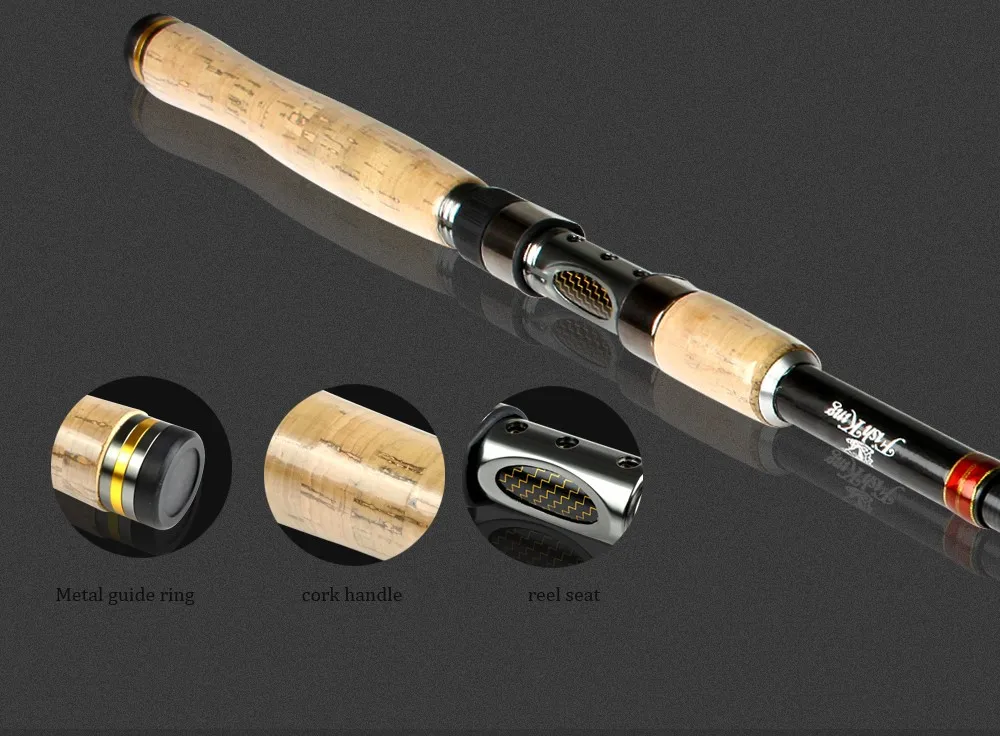 Ebay Amazon Best Selling Weihai Carbon Fiber Collapsible Fishing Rod Spinning Telescopic Fishing Rod