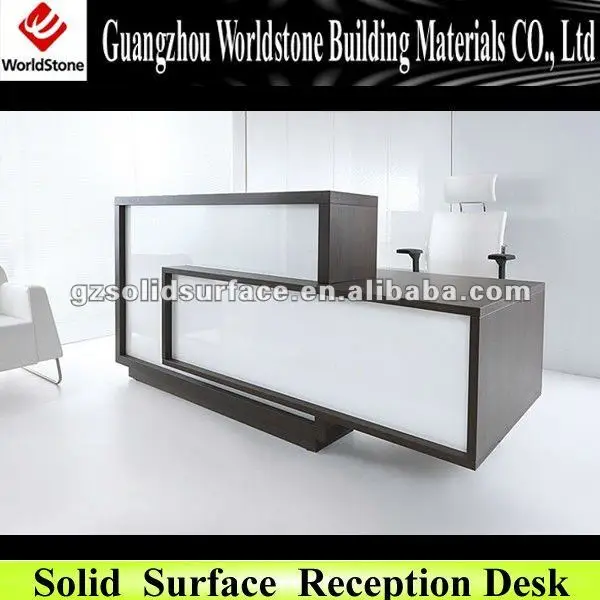 Office Custom Made Acrylic Reception Desk Table Counter Buy