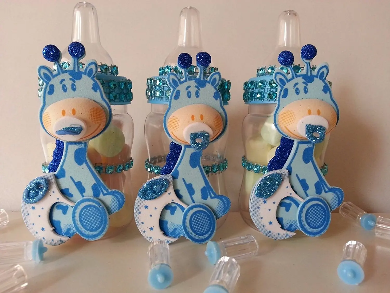 Buy 12 Giraffe Fillable Bottles Baby Shower Game Favors Prizes