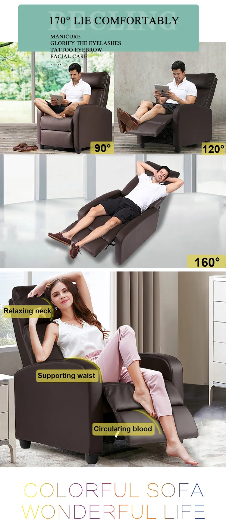 reclining sofa