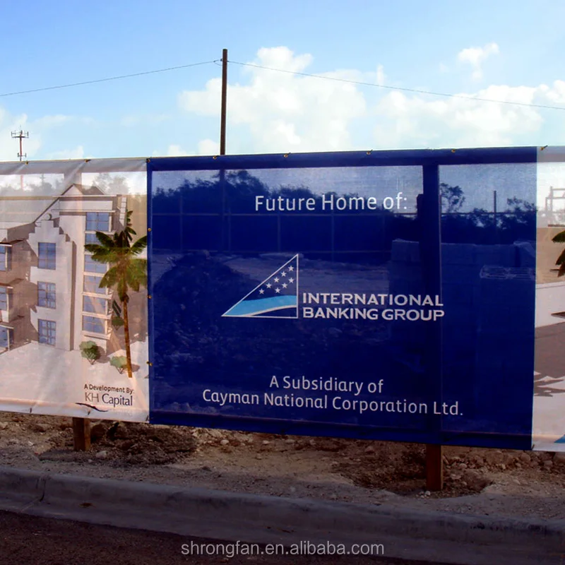 Outdoor Advertising Banner Printed Perforated Mesh Banners
