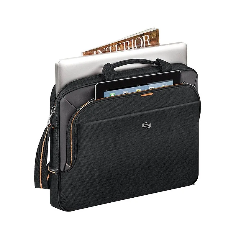 Expandable business men laptop messenger bag, conference satchel shoulder briefcase