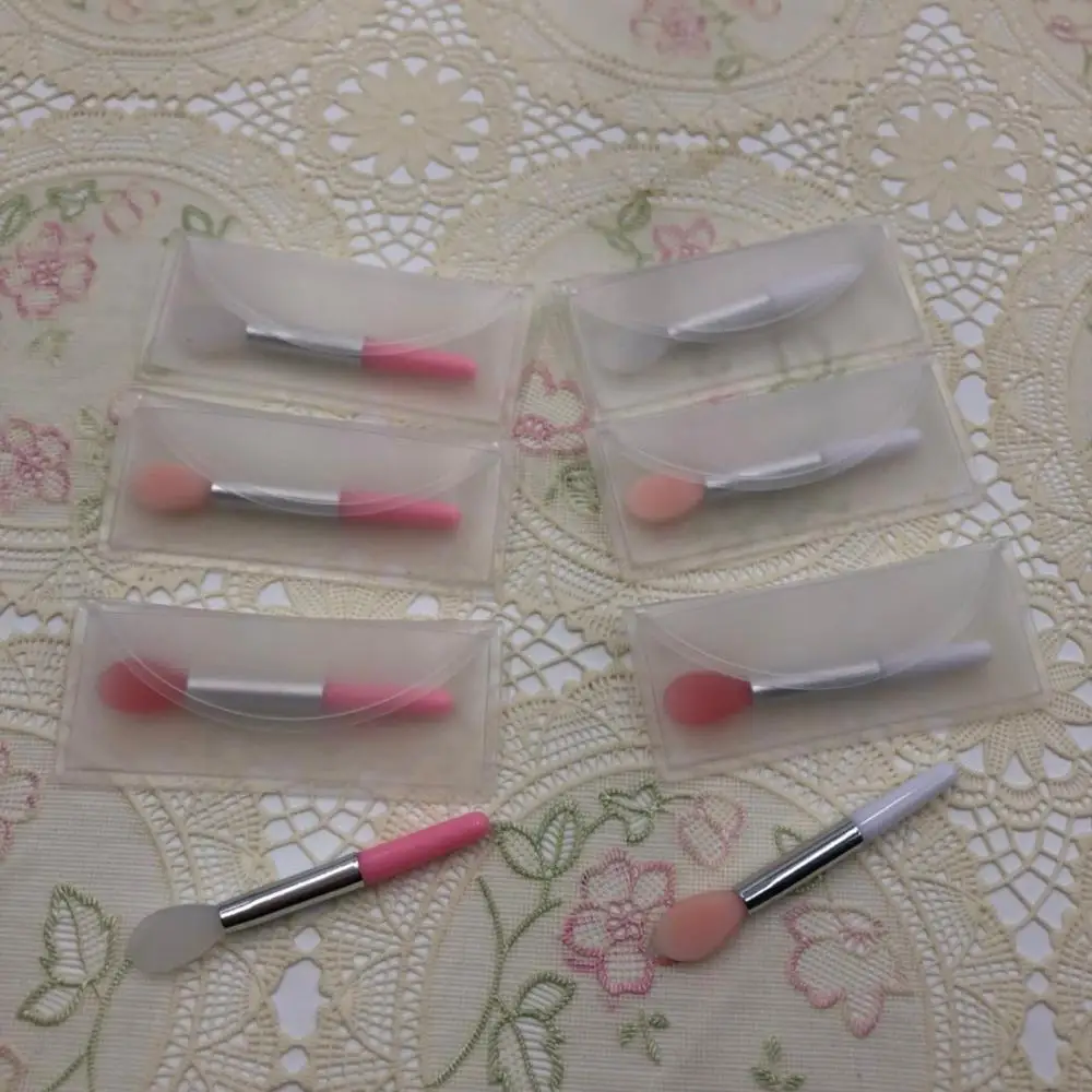 Small Silicon Makeup Lip Balm Applicator Brush With Eva Bag Packing