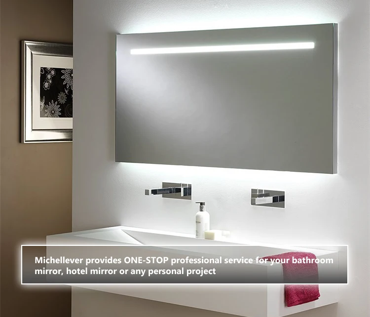 Customized Led Electric Backlit Salon Vanity Mirror Hot Sale Led Bath