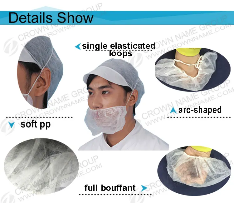Lightweight Single Elastic Band Surgical Beard Mask Buy Surgical