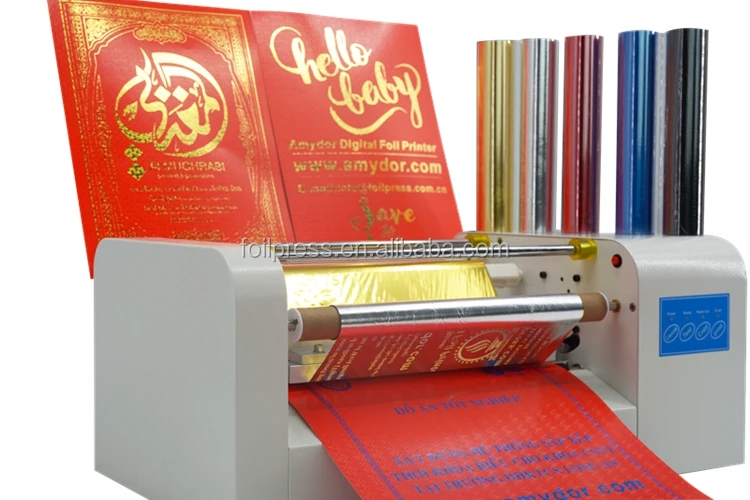 Amd360c Wedding Invitation Cards Foil Stamping Machine Buy Digital