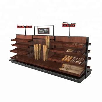 Bakery Display Fixture Design Wooden Bread Display Shelves - Buy Wooden ...