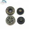 Eco-friendly High Polished Zinc Alloy Bulk Metal Snap Fasteners for Clothing