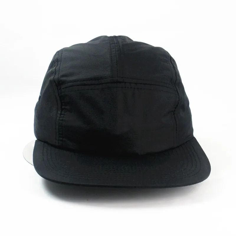 Men And Women Drifit Black Blank Wholesale Nylon 5 Panel Hats Buy