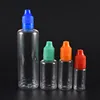 Free sample 10ml 20ml 30ml 100ml e liquid plastic bottles with 9mm tip and cap pet eliquid bottle