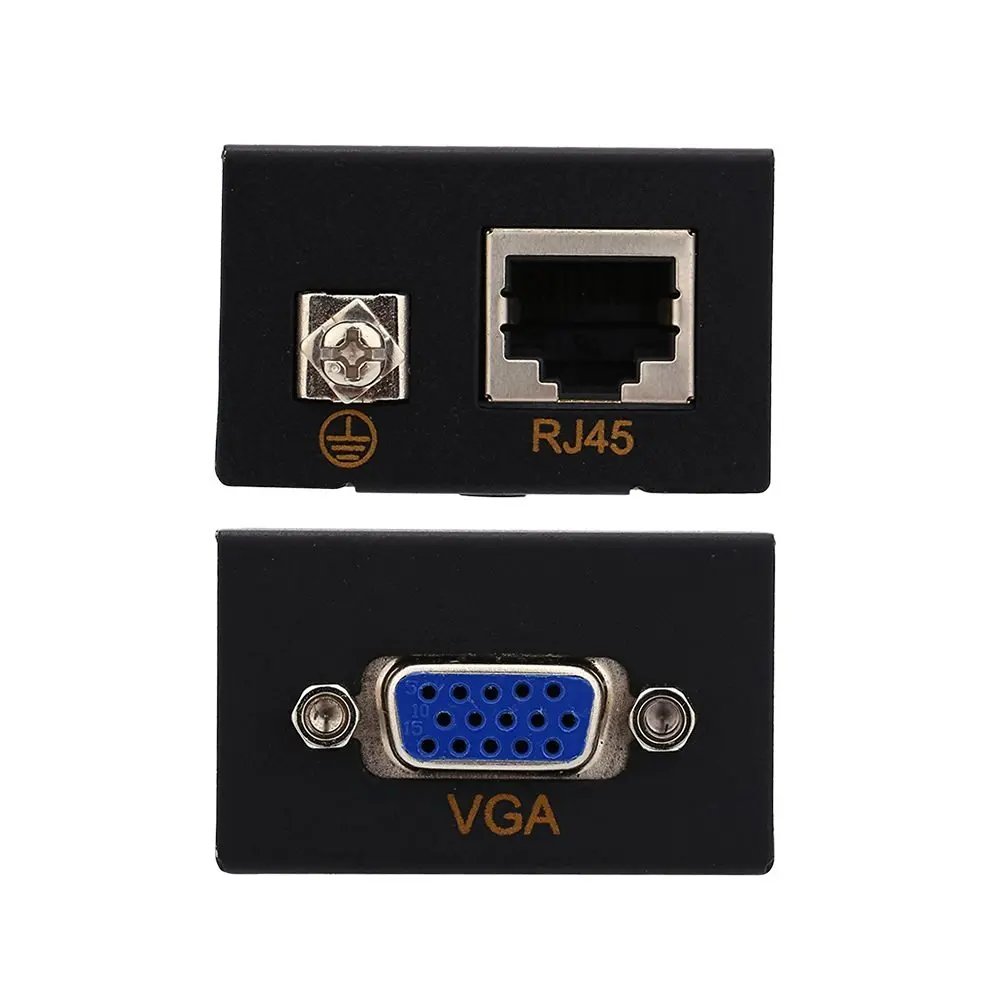Yosoo VGA Signal Extender 60M Amplifier Signal RJ45 CAT-5e/6 Ethernet Cable