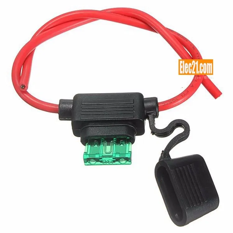 Car And Motorcycle Medium Fuse Holder With Cable 30cm Length - Buy ...