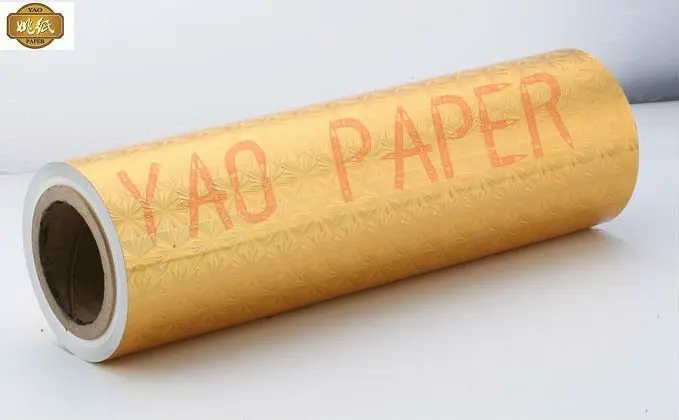 holographic (laser) metallized paper_