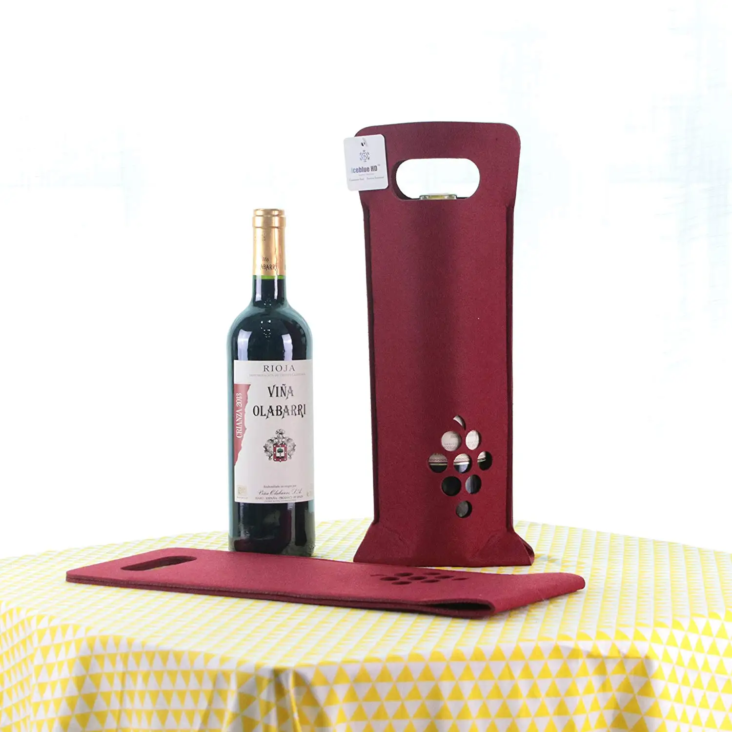 4 bottle wine carrier bag