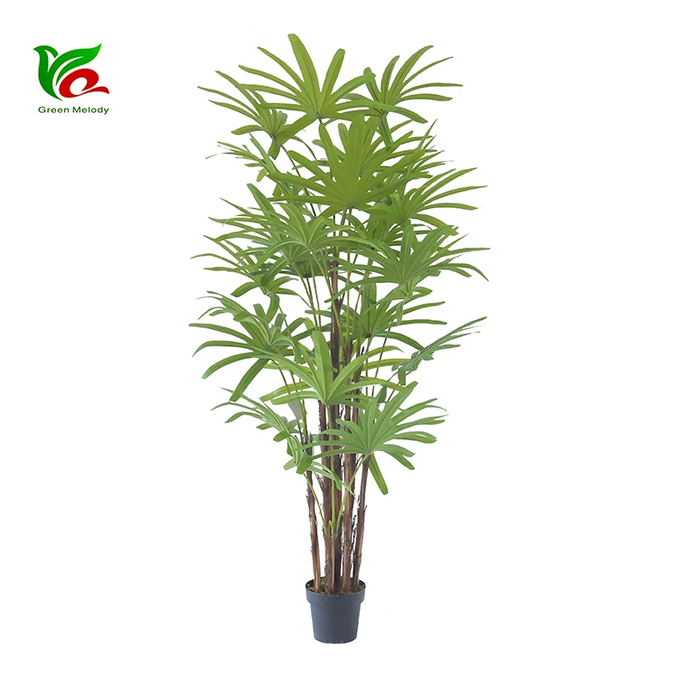 China Dongguan Factory For Artificial Plant Paradise Palm Fake Rhapis